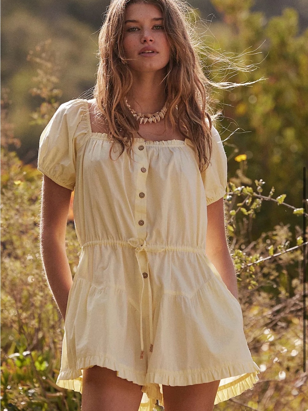 FP Free People A Sight For Sore Eyes Romper sz M